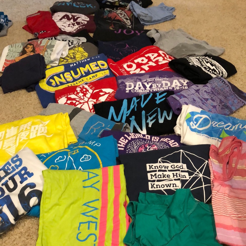 lots and lots of T-shirt’s